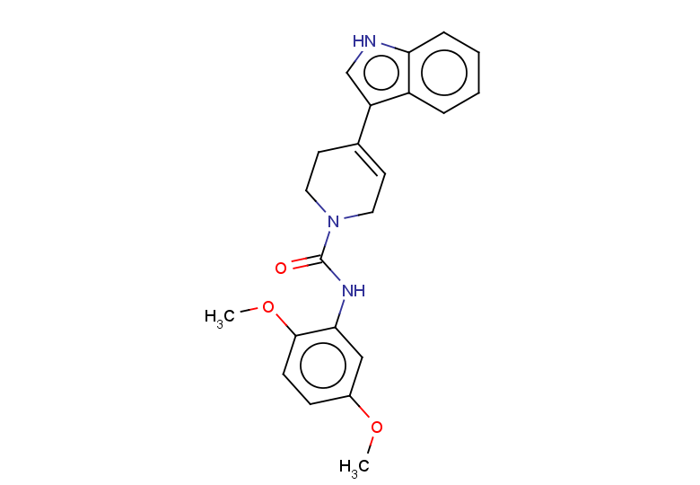 N-(2,5-dimethoxyphenyl)-4-(1H-indol-3-yl)-1,2,3,6-tetrahydropyridine-1-carboxamide