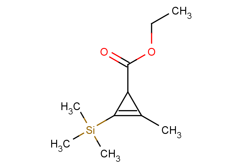 ethyl 2-methyl-3-(trimethylsilyl)cycloprop-2-ene-1-carboxylate