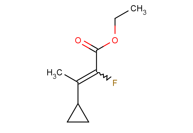 ethyl 3-cyclopropyl-2-fluorobut-2-enoate