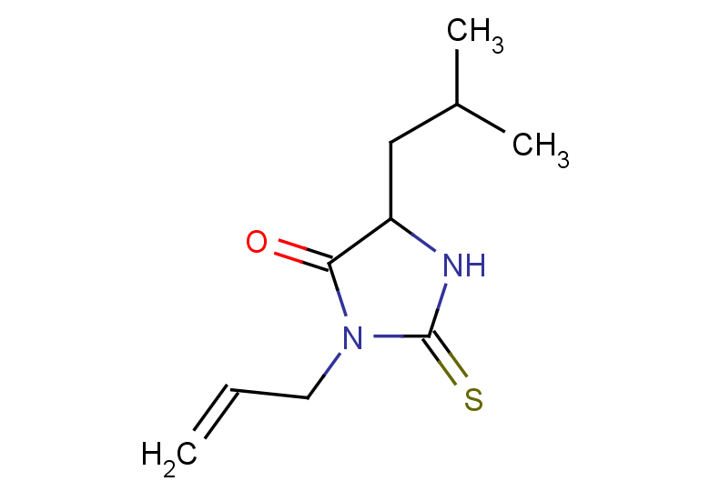5-(2-methylpropyl)-3-(prop-2-en-1-yl)-2-sulfanylideneimidazolidin-4-one