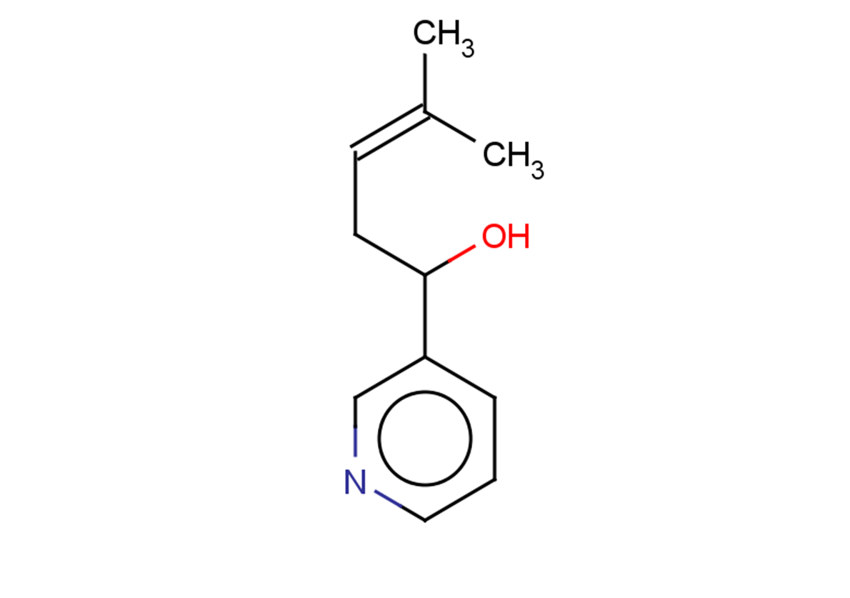 4-methyl-1-(pyridin-3-yl)pent-3-en-1-ol