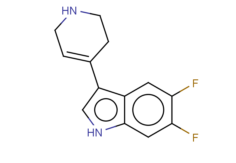 5,6-difluoro-3-(1,2,3,6-tetrahydropyridin-4-yl)-1H-indole