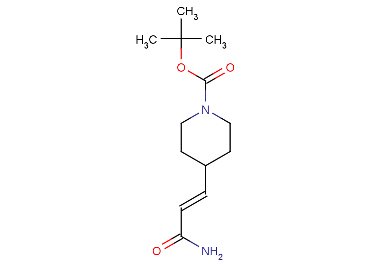 tert-butyl 4-[(1E)-2-carbamoyleth-1-en-1-yl]piperidine-1-carboxylate