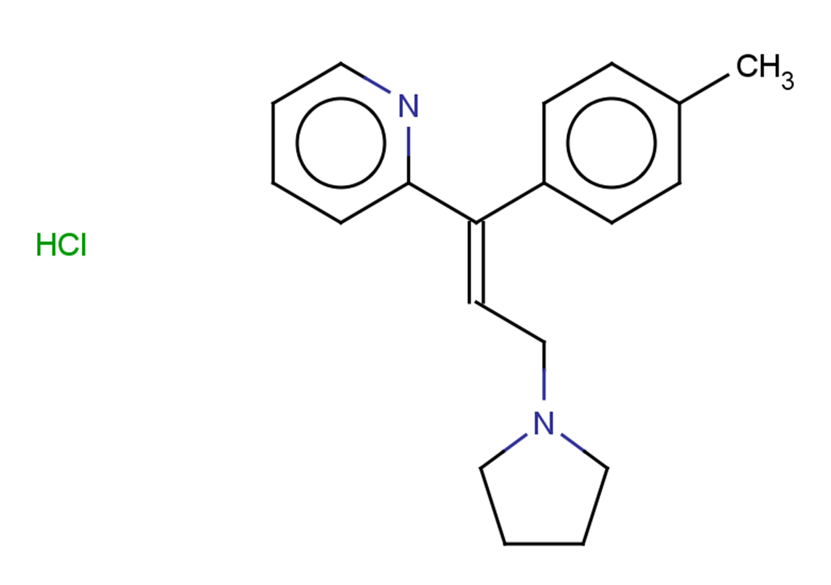 2-[(1E)-1-(4-methylphenyl)-3-(pyrrolidin-1-yl)prop-1-en-1-yl]pyridine hydrochloride