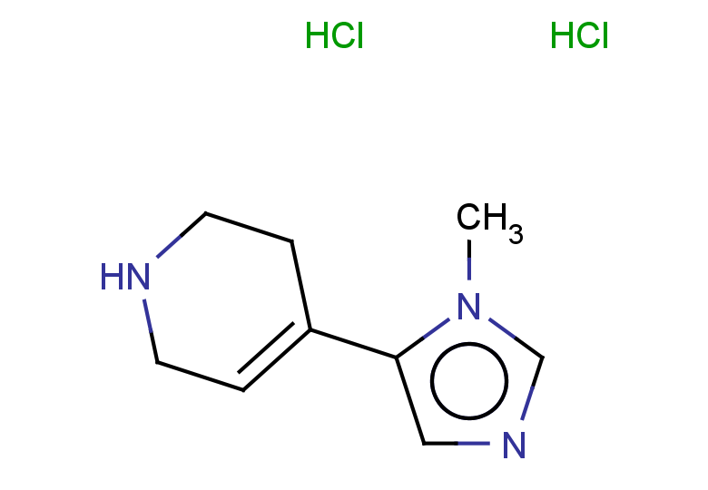 4-(1-methyl-1H-imidazol-5-yl)-1,2,3,6-tetrahydropyridine dihydrochloride