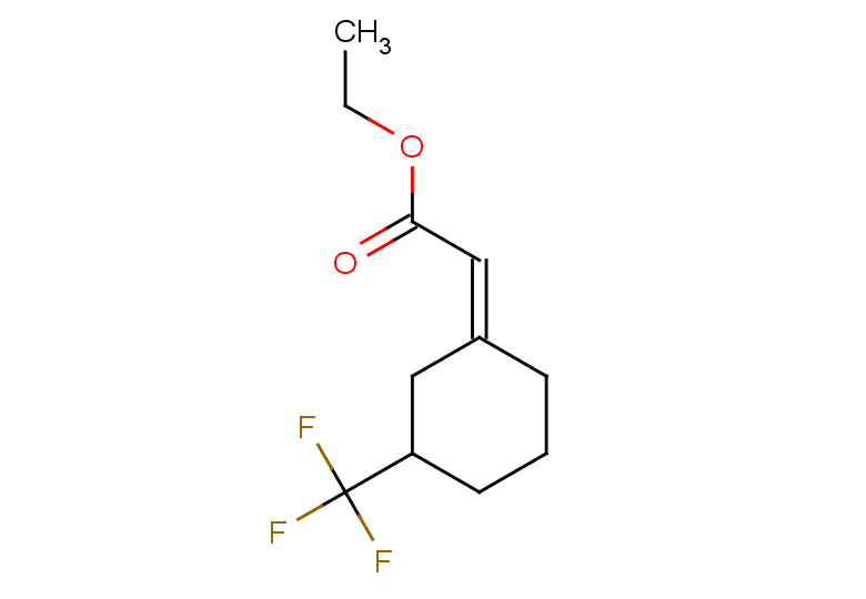 ethyl 2-[(1Z)-3-(trifluoromethyl)cyclohexylidene]acetate, Mixture of isomers