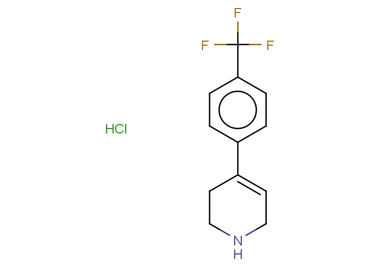 4-[4-(trifluoromethyl)phenyl]-1,2,3,6-tetrahydropyridine hydrochloride