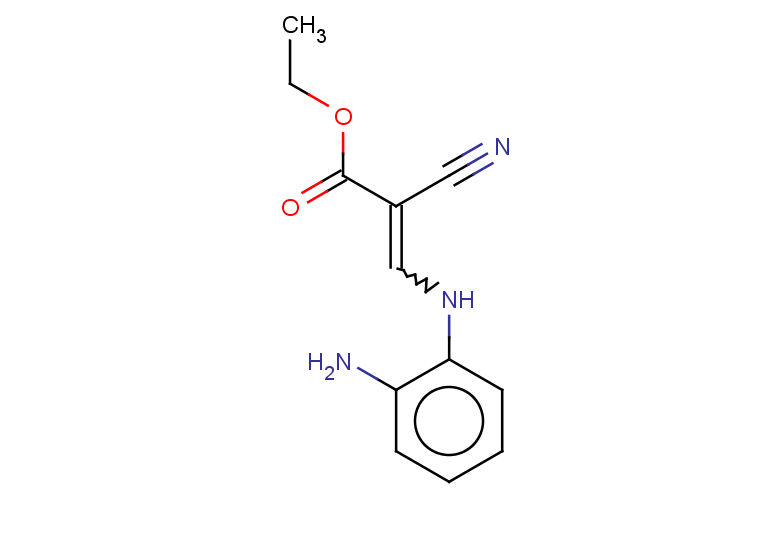 ethyl 3-[(2-aminophenyl)amino]-2-cyanoprop-2-enoate