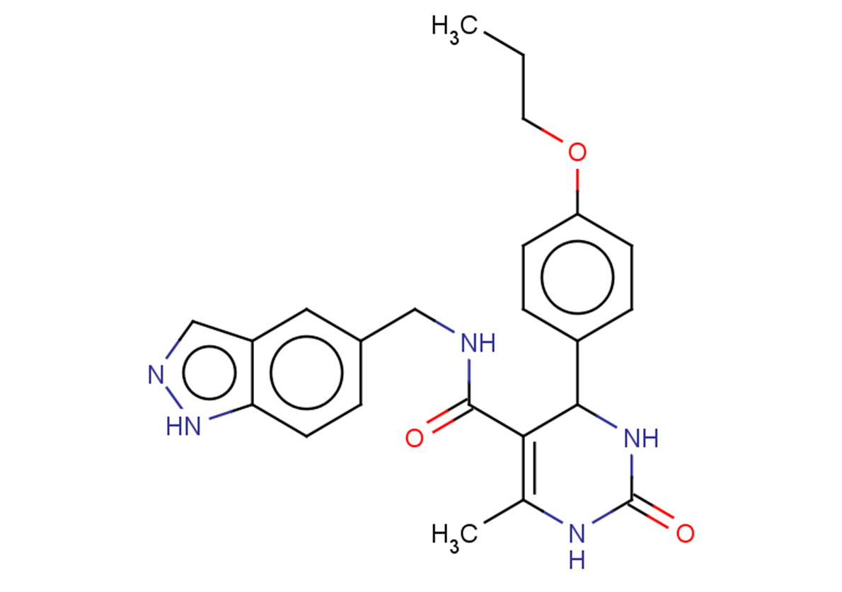 N-[(1H-indazol-5-yl)methyl]-6-methyl-2-oxo-4-(4-propoxyphenyl)-1,2,3,4-tetrahydropyrimidine-5-carboxamide