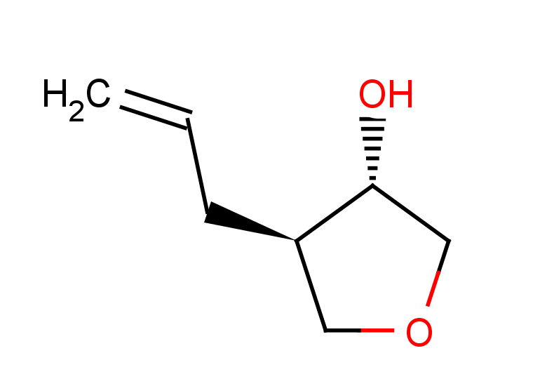 rac-(3R,4S)-4-(prop-2-en-1-yl)oxolan-3-ol, trans