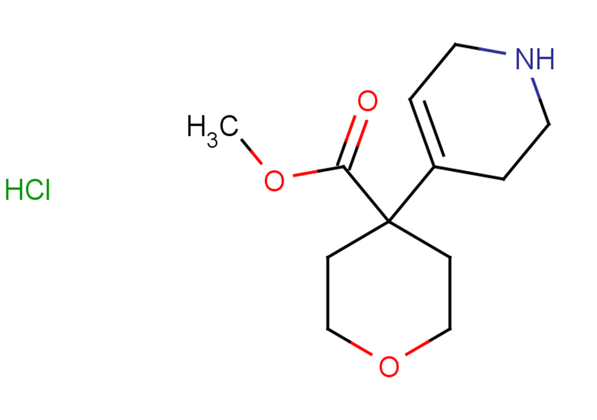 methyl 4-(1,2,3,6-tetrahydropyridin-4-yl)oxane-4-carboxylate hydrochloride