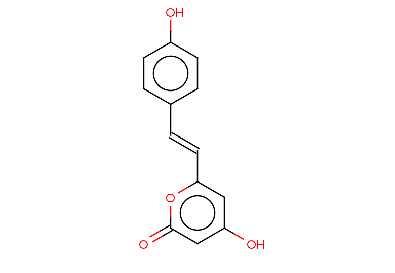 4-hydroxy-6-[(1E)-2-(4-hydroxyphenyl)ethenyl]-2H-pyran-2-one
