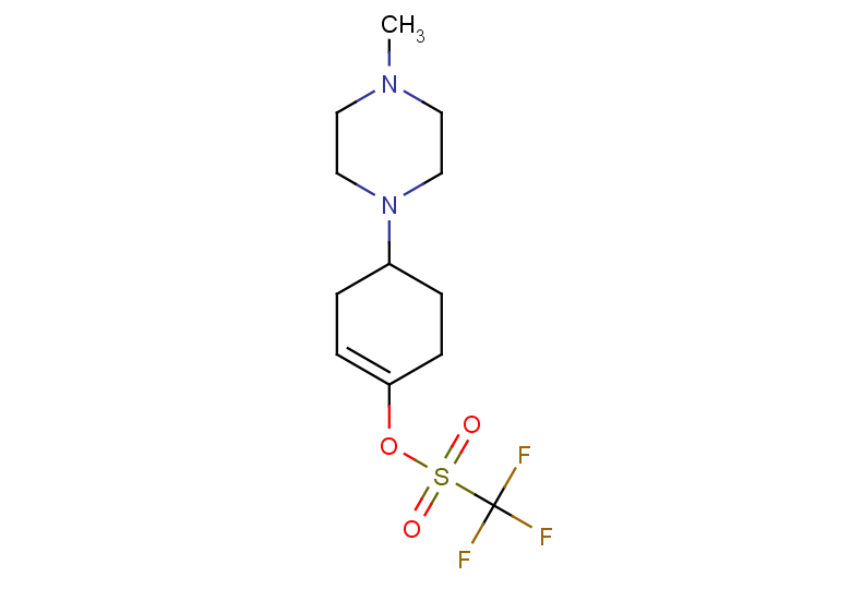 4-(4-methylpiperazin-1-yl)cyclohex-1-en-1-yl trifluoromethanesulfonate