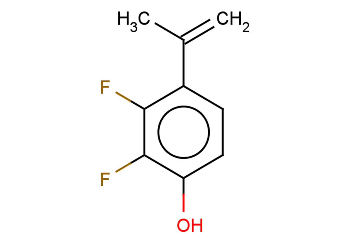 2,3-difluoro-4-(prop-1-en-2-yl)phenol
