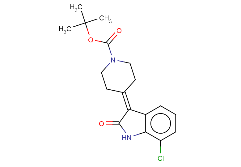 tert-butyl 4-(7-chloro-2-oxo-2,3-dihydro-1H-indol-3-ylidene)piperidine-1-carboxylate