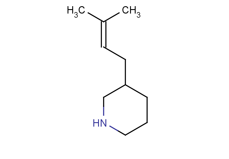 3-(3-methylbut-2-en-1-yl)piperidine
