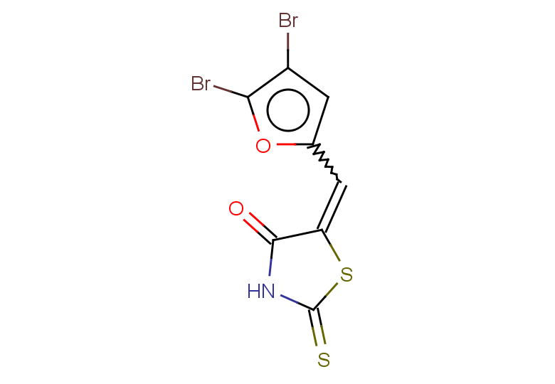 5-[(4,5-dibromofuran-2-yl)methylidene]-2-sulfanylidene-1,3-thiazolidin-4-one