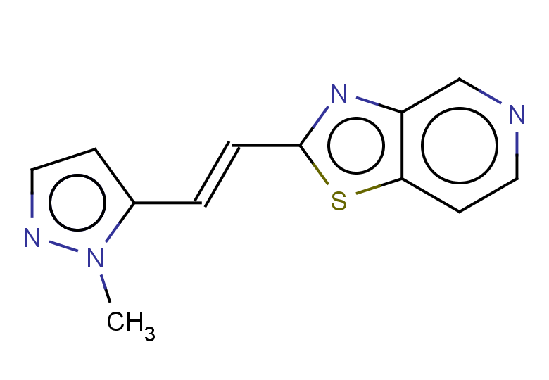 1-methyl-5-[(E)-2-{[1,3]thiazolo[4,5-c]pyridin-2-yl}ethenyl]-1H-pyrazole