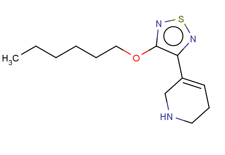 5-[4-(hexyloxy)-1,2,5-thiadiazol-3-yl]-1,2,3,6-tetrahydropyridine
