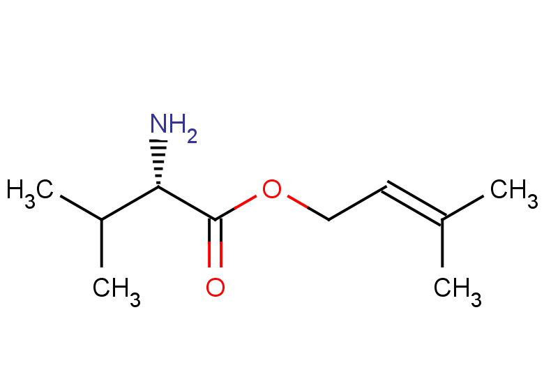 3-methylbut-2-en-1-yl (2S)-2-amino-3-methylbutanoate