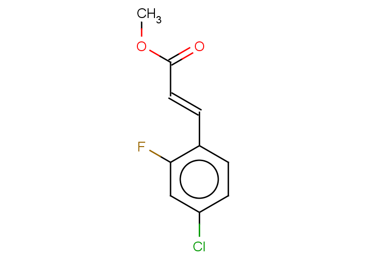 methyl (2E)-3-(4-chloro-2-fluorophenyl)prop-2-enoate