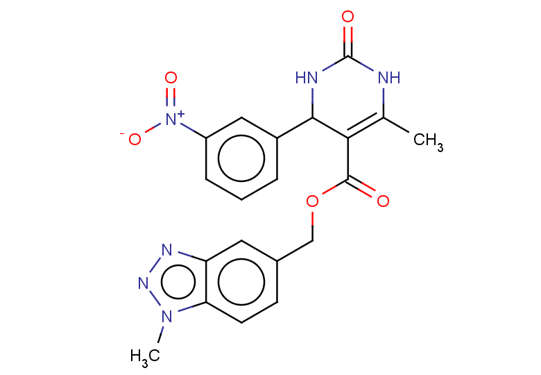 (1-methyl-1H-1,2,3-benzotriazol-5-yl)methyl 6-methyl-4-(3-nitrophenyl)-2-oxo-1,2,3,4-tetrahydropyrimidine-5-carboxylate