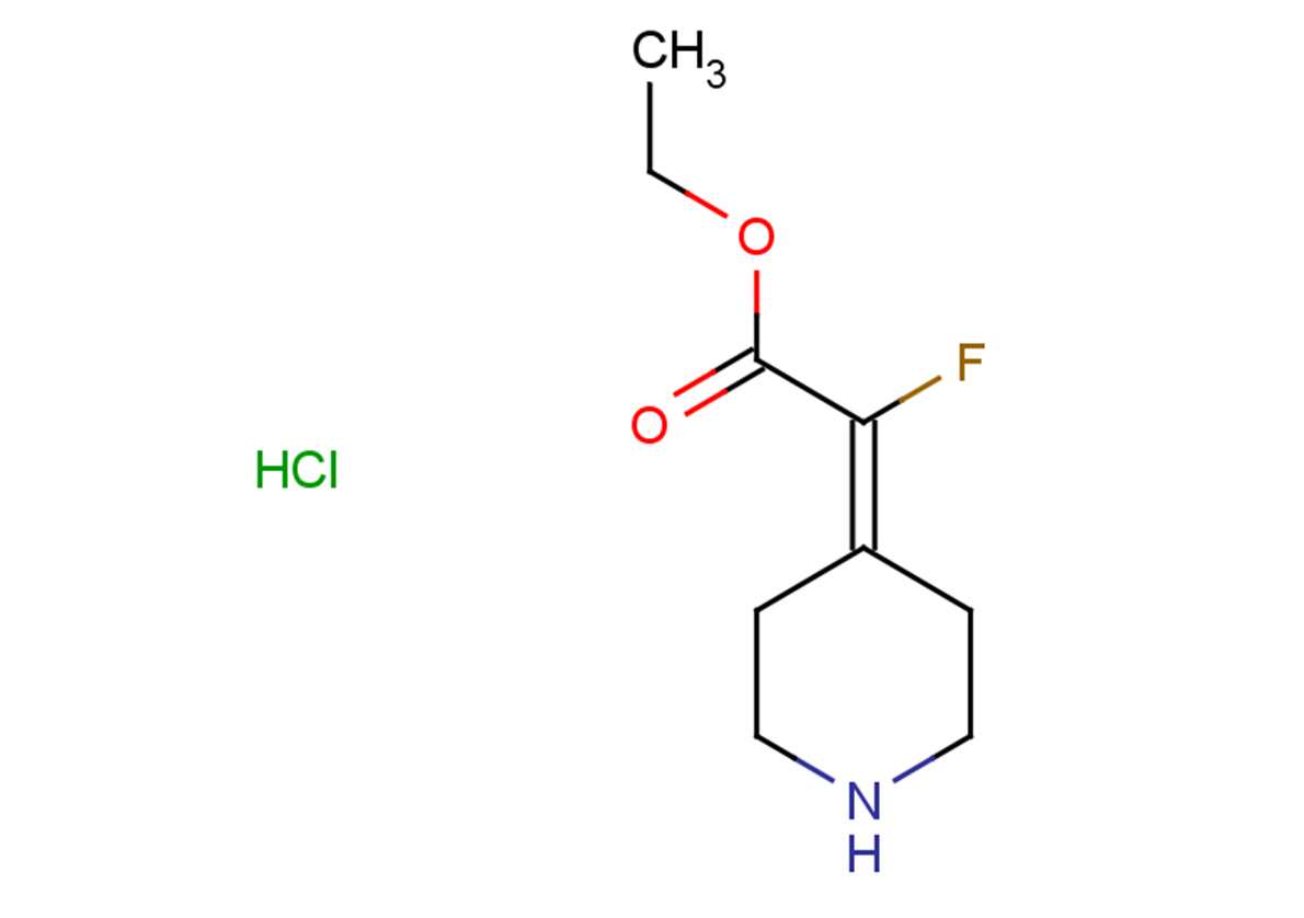 ethyl 2-fluoro-2-(piperidin-4-ylidene)acetate hydrochloride
