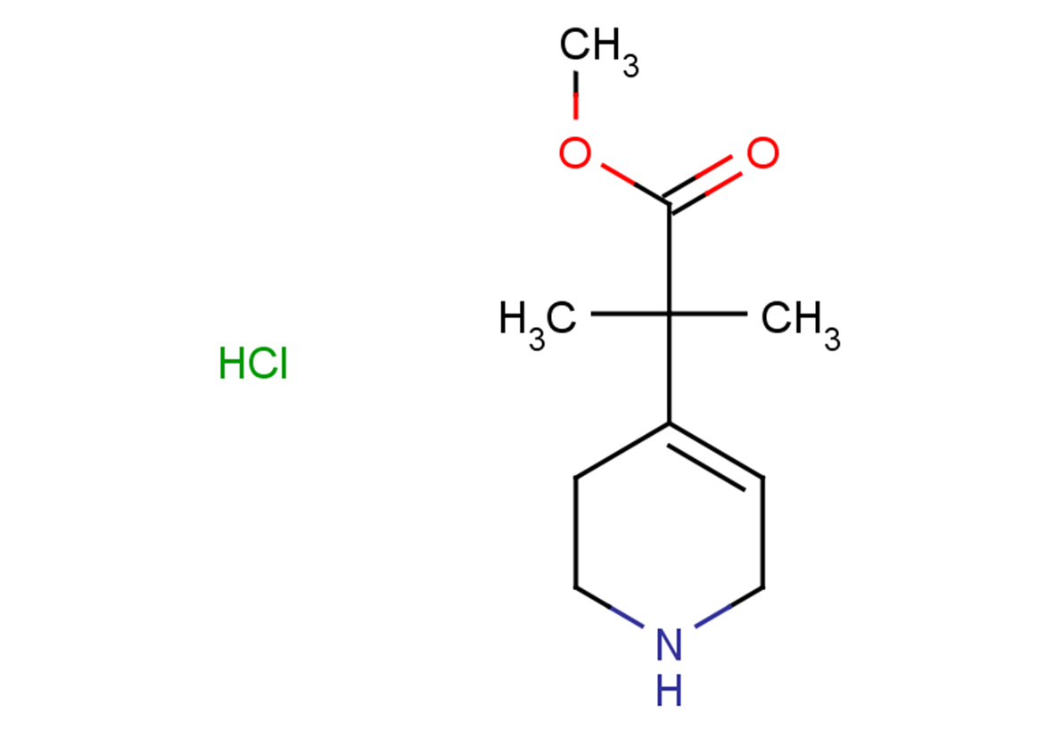 methyl 2-methyl-2-(1,2,3,6-tetrahydropyridin-4-yl)propanoate hydrochloride