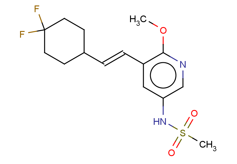 N-{5-[(1E)-2-(4,4-difluorocyclohexyl)ethenyl]-6-methoxypyridin-3-yl}methanesulfonamide