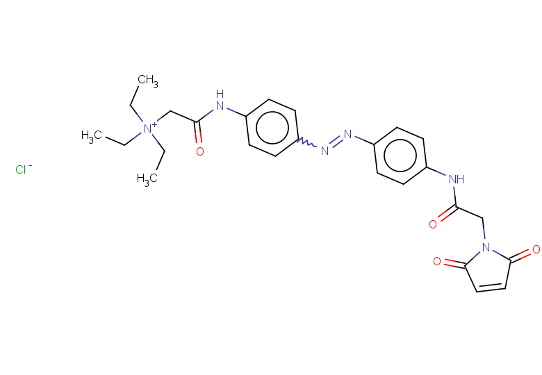 ({[4-(2-{4-[2-(2,5-dioxo-2,5-dihydro-1H-pyrrol-1-yl)acetamido]phenyl}diazen-1-yl)phenyl]carbamoyl}methyl)triethylazanium chloride
