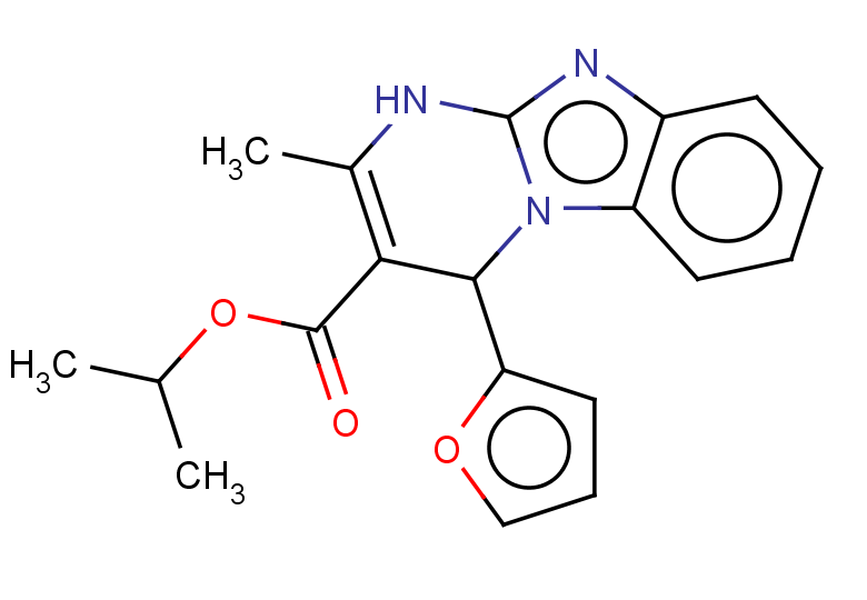 propan-2-yl 13-(furan-2-yl)-11-methyl-1,8,10-triazatricyclo[7.4.0.0,2,7]trideca-2,4,6,8,11-pentaene-12-carboxylate