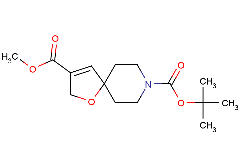 8-tert-butyl 3-methyl 1-oxa-8-azaspiro[4.5]dec-3-ene-3,8-dicarboxylate