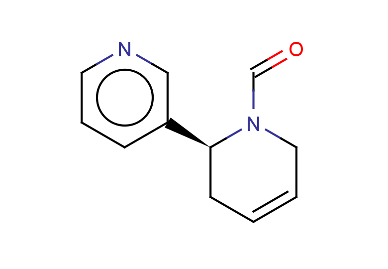 (2S)-2-(pyridin-3-yl)-1,2,3,6-tetrahydropyridine-1-carbaldehyde