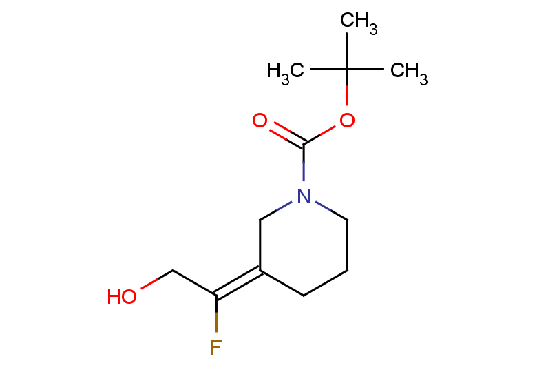 tert-butyl (3E)-3-(1-fluoro-2-hydroxyethylidene)piperidine-1-carboxylate