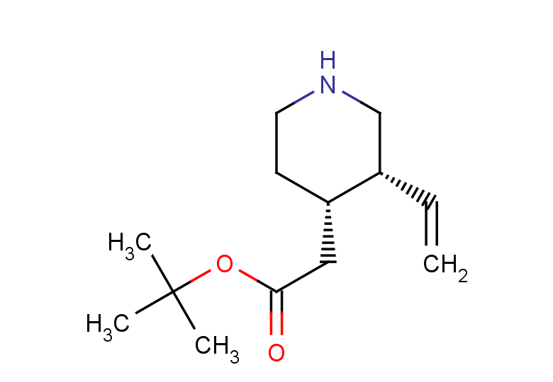 tert-butyl 2-[(3R,4S)-3-ethenylpiperidin-4-yl]acetate