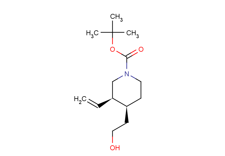 tert-butyl (3R,4S)-3-ethenyl-4-(2-hydroxyethyl)piperidine-1-carboxylate