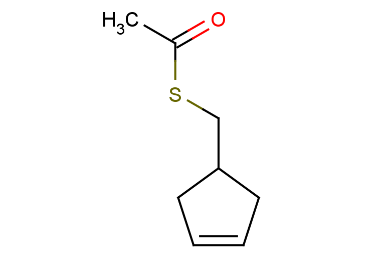 1-{[(cyclopent-3-en-1-yl)methyl]sulfanyl}ethan-1-one