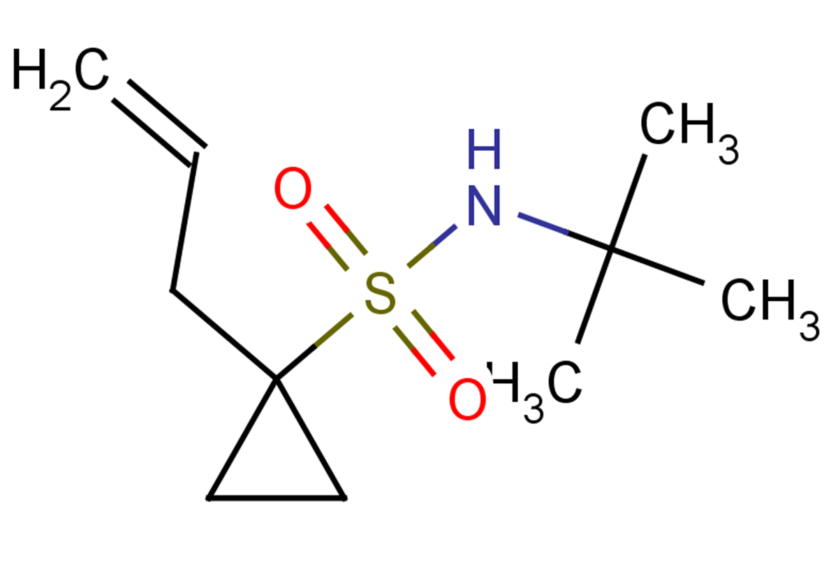 N-tert-butyl-1-(prop-2-en-1-yl)cyclopropane-1-sulfonamide