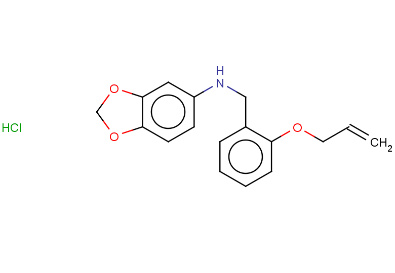N-{[2-(prop-2-en-1-yloxy)phenyl]methyl}-1,3-dioxaindan-5-amine hydrochloride