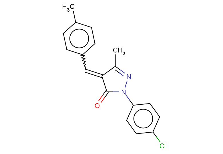 1-(4-chlorophenyl)-3-methyl-4-[(4-methylphenyl)methylidene]-4,5-dihydro-1H-pyrazol-5-one