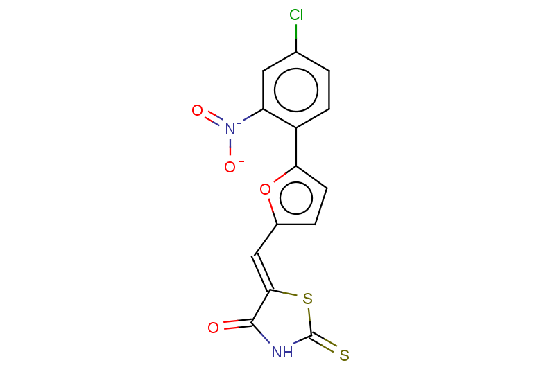 (5Z)-5-{[5-(4-chloro-2-nitrophenyl)furan-2-yl]methylidene}-2-sulfanylidene-1,3-thiazolidin-4-one