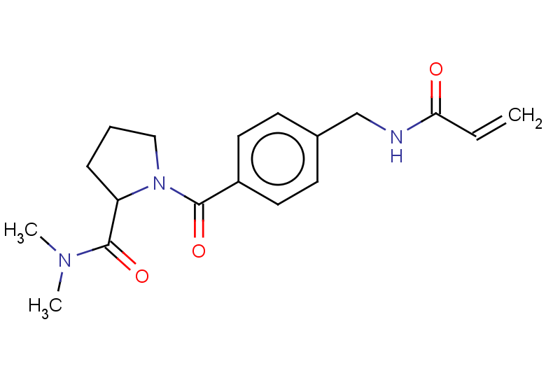N,N-dimethyl-1-{4-[(prop-2-enamido)methyl]benzoyl}pyrrolidine-2-carboxamide
