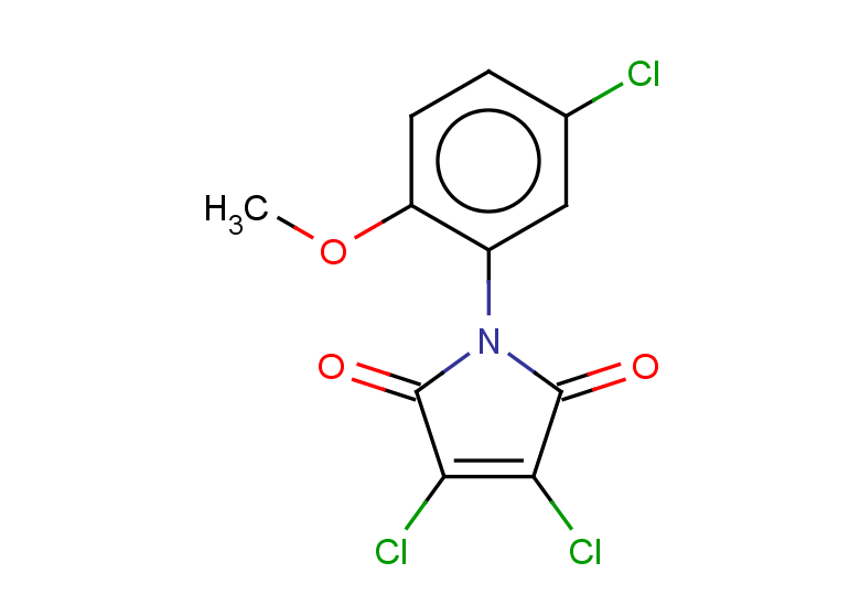 3,4-dichloro-1-(5-chloro-2-methoxyphenyl)-2,5-dihydro-1H-pyrrole-2,5-dione