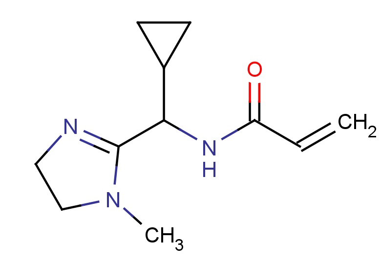 N-[cyclopropyl(1-methyl-4,5-dihydro-1H-imidazol-2-yl)methyl]prop-2-enamide