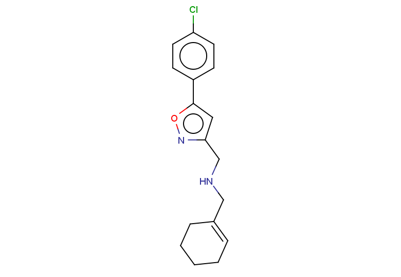 {[5-(4-chlorophenyl)-1,2-oxazol-3-yl]methyl}[(cyclohex-1-en-1-yl)methyl]amine