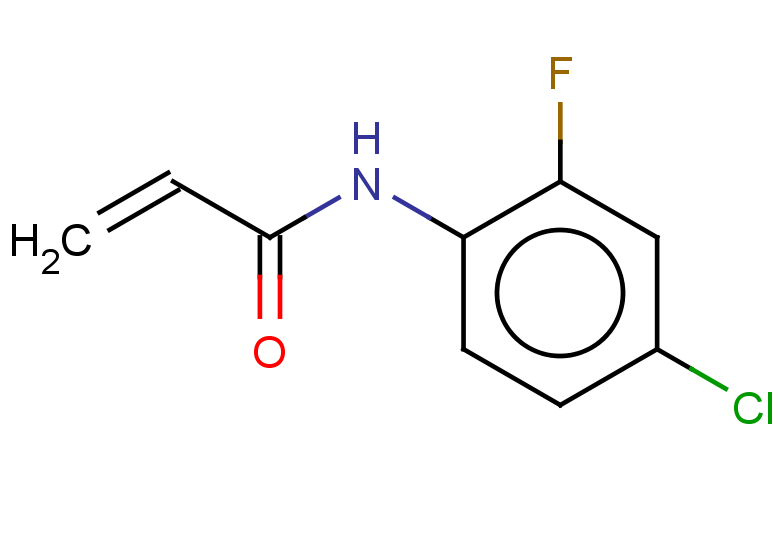 N-(4-chloro-2-fluorophenyl)prop-2-enamide