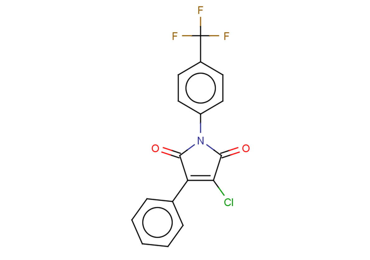 3-chloro-4-phenyl-1-[4-(trifluoromethyl)phenyl]-2,5-dihydro-1H-pyrrole-2,5-dione