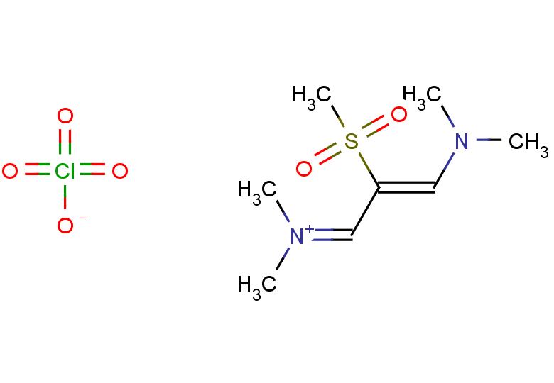 [(2Z)-3-(dimethylamino)-2-methanesulfonylprop-2-en-1-ylidene]dimethylazanium perchlorate
