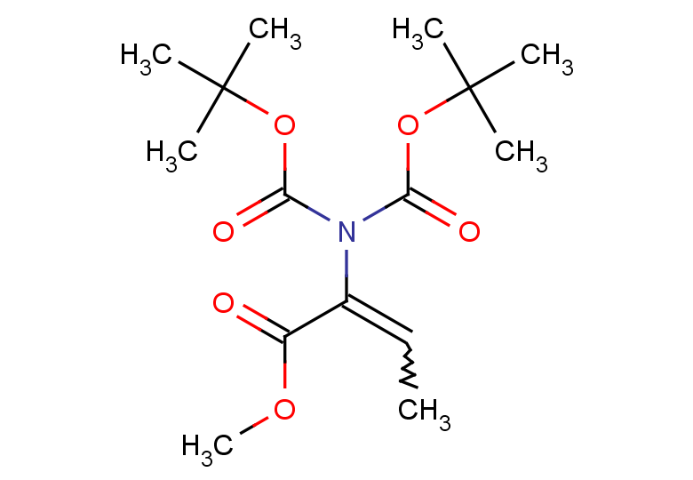 methyl 2-{bis[(tert-butoxy)carbonyl]amino}but-2-enoate