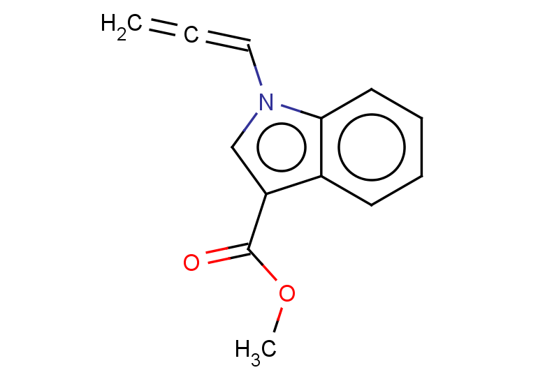 methyl 1-(propa-1,2-dien-1-yl)-1H-indole-3-carboxylate